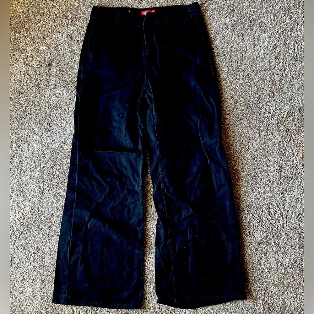 Dickies wide leg black denim